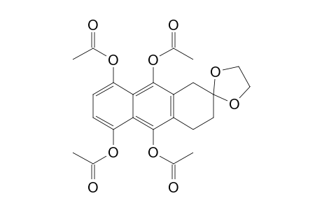 5,8,9,10-tetrakis(Acetoxy)-2,2-(ethylenedioxy)-1,2,3,4-tetrahydroanthracene