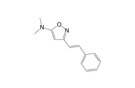 5-( Dimethylamino)-3-( 2'-phenyl-1'-ethenyl)-1,2-oxazole