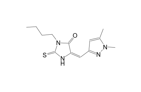 (5E)-3-butyl-5-[(1,5-dimethyl-1H-pyrazol-3-yl)methylene]-2-thioxo-4-imidazolidinone