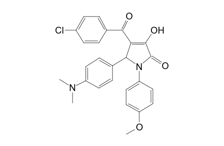 4-(4-Chloro-benzoyl)-5-(4-dimethylamino-phenyl)-3-hydroxy-1-(4-methoxy-phenyl)-1,5-dihydro-pyrrol-2-one