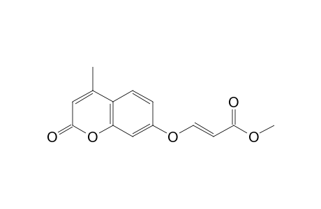 Methyl 2(E)-3-[(4-methyl-2-oxo-2H-chromen-7-yl)oxy]acrylate