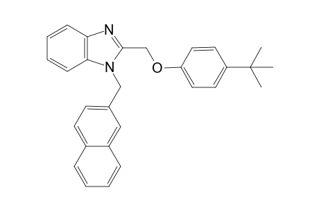 1H-1,3-Benzimidazole, 2-[[4-(1,1-dimethylethyl)phenoxy]methyl]-1-(2-naphthalenylmethyl)-