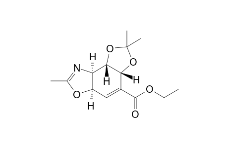 Ethyl (3aR,5aR,8aR,8bS)-2,2,7-trimethyl-3a,5a,8a,8b-tetrahydro[1,3]dioxolo[4,5-e][1,3]benzoxazole-4-carboxylate