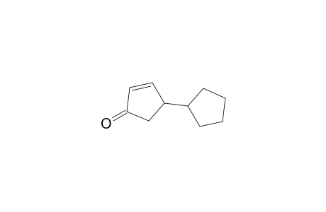 2-Cyclopenten-1-one, 4-cyclopentyl-