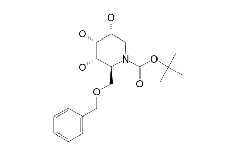 TERT.-BUTYL-(2S,3S,4R,5R)-2-(BENZYLOXYMETHYL)-3,4,5-TRIHYDROXYPIPERIDINE-1-CARBOXYLATE
