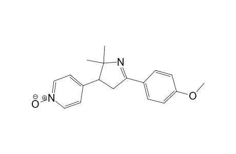 Pyridine, 4-[3,4-dihydro-5-(4-methoxyphenyl)-2,2-dimethyl-2H-pyrrol-3-yl]-, N4-oxide
