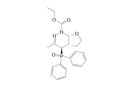 ETHYL-(+/-)-(4R*,4A-S*,7A-R*)-4-(DIPHENYLPHOSPHINOYL)-3-METHYL-4A,5,6,7A-TETRAHYDRO-4H-FURO-[2,3-C]-PYRIDAZINE-1-CARBOXYLATE