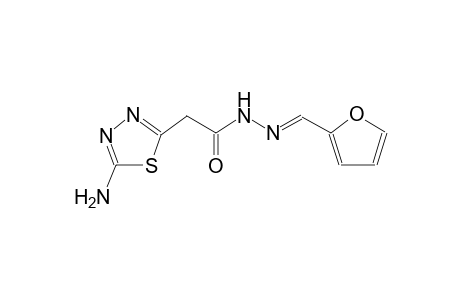 1,3,4-thiadiazole-2-acetic acid, 5-amino-, 2-[(E)-2-furanylmethylidene]hydrazide