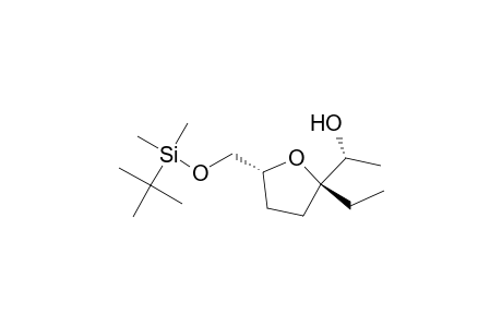 (2S,5R)-5-tert-Butyldimethylsilyloxymethyl-2-ethyl-2-[(1R)-1-hydroxyethyl]tetrahydrofuran