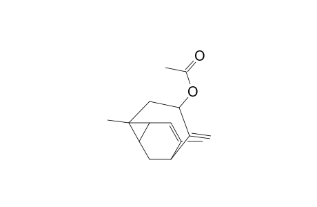 Tricyclo[4.3.1.0(2,9)]dec-7-en-4-ol, 2,7-dimethyl-5-methylene-, acetate