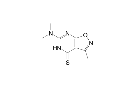 6-Dimethylamino-3-methylisoxazolo[5.4-d]pyrimidine-4(5H)-thione