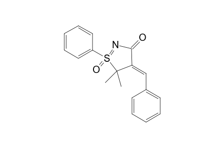 (Z)-4-Benzylidene-5,5-dimethyl-1-phenyl-4,5-dihydro-3H-1.lambda.6-isothiazol-3-one-1-oxide