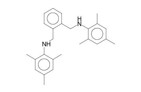 2,4,6-trimethyl-N-[[2-[(2,4,6-trimethylanilino)methyl]phenyl]methyl]aniline
