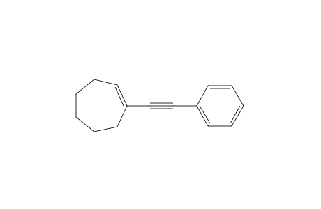 1-(2-Phenylethynyl)cycloheptene