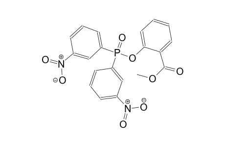 methyl 2-{[bis(3-nitrophenyl)phosphoryl]oxy}benzoate