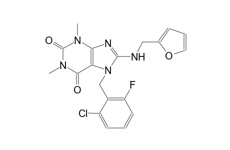1H-purine-2,6-dione, 7-[(2-chloro-6-fluorophenyl)methyl]-8-[(2-furanylmethyl)amino]-3,7-dihydro-1,3-dimethyl-