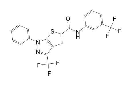 1-phenyl-3-(trifluoromethyl)-N-[3-(trifluoromethyl)phenyl]-1H-thieno[2,3-c]pyrazole-5-carboxamide
