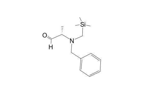 (2S)-2-[(phenylmethyl)-(trimethylsilylmethyl)amino]propanal