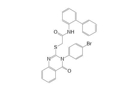 N-[1,1'-biphenyl]-2-yl-2-{[3-(4-bromophenyl)-4-oxo-3,4-dihydro-2-quinazolinyl]sulfanyl}acetamide