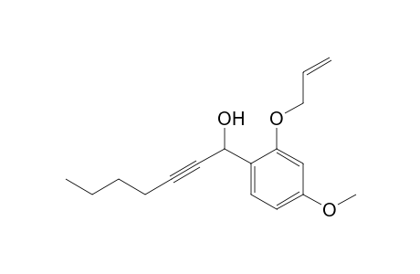 1-(2-Allyloxy-4-methoxyphenyl)-hept-2-yn-1-ol