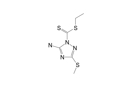 ETHYL-(5-AMINO-3-ETHYL-1,2,4-TRIAZOL-1-YL)-DITHIOCARBONATE