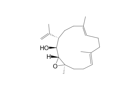 15-oxabicyclo[12.1.0]pentadeca-6,10-dien-2-ol, 6,10,14-trimethyl-3-(1-methylethenyl)-, (1R*,2S*,3S*,6E,10E,14R*)-(+-)-