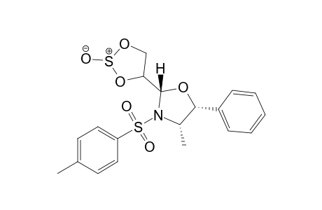 syn-2-[-2-Oxy-(1,3,2)-dioxathiol-4-yl]-4-methyl-5-phenyl-3-p-toluenesulfonyloxazolidine