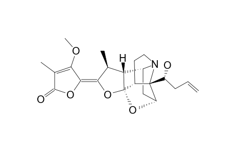 (1'-R)-HYDROXY-3',4'-DIDEHYDRO-STEMOFOLINE