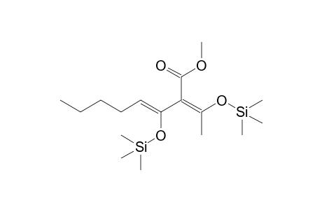 3-Methoxycarbonyl-2,4-bis(trimethylsilyloxy)-2,4-nonadiene