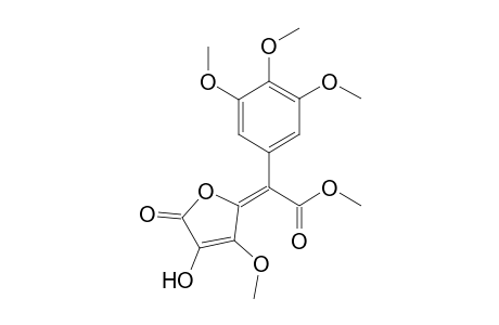 4-Methoxy-3-hydroxy-5-[.alpha.-(methoxycarbonyl)-3,4,5-trimethoxybenzylidene]-2H-furan-2-one