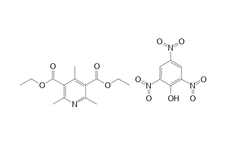 Diethyl 2,4,6-trimethylpyridine-3,5-dicarboxylate - 2',4',6'-trinitrophenol salt