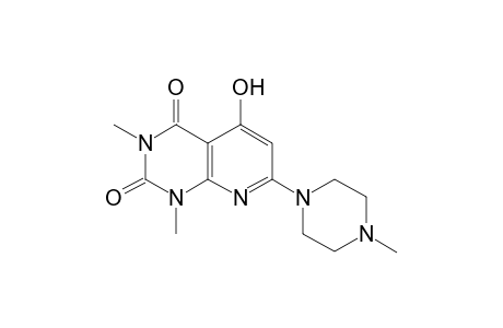 Pyrido[2,3-d]pyrimidine-2,4(1H,3H)-dione, 5-hydroxy-1,3-dimethyl-7-(4-methylpiperazin-1-yl)-