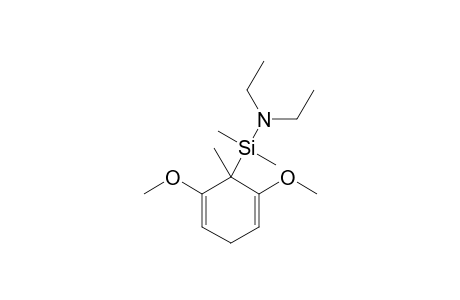 (2.6-Dimethoxy-1-methylcyclohexa-2,5-dienyl)-(dimethylsilyl)-diethylamine