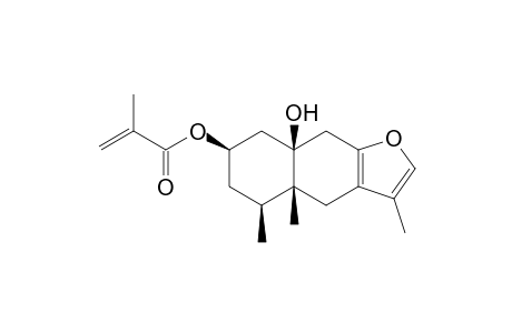 10beta-Hydroxy-2beta-(2-methylacryloyloxy)furanoeremophilane