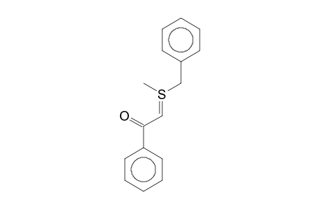2-[benzyl(methyl)-lambda~4~-sulfanylidene]-1-phenylethanone