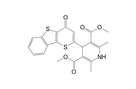 Dimethyl 1,4-dihydro-2,6-dimethyl-4-(4'-oxo-4H-benzothieno[3,2-b]thiopyran-2'-yl)pyridine-3,5-dicarboxylate