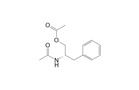 Acetamide, N-[.alpha.-(hydroxymethyl)phenethyl]-, acetate