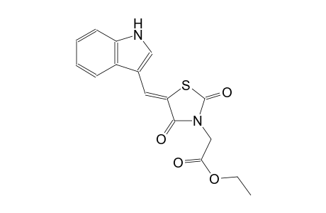 ethyl [(5Z)-5-(1H-indol-3-ylmethylene)-2,4-dioxo-1,3-thiazolidin-3-yl]acetate