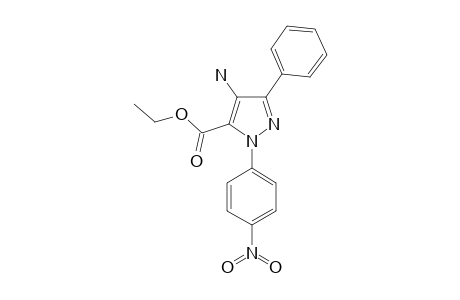 ETHYL-4-AMINO-1-(4-NITROPHENYL)-3-PHENYL-1H-PYRAZOLE-5-CARBOXYLATE
