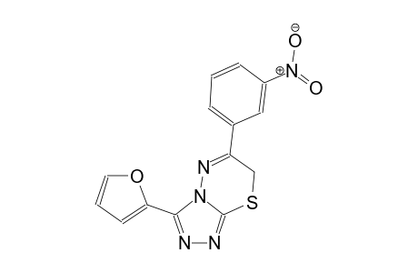 3-(2-furyl)-6-(3-nitrophenyl)-7H-[1,2,4]triazolo[3,4-b][1,3,4]thiadiazine