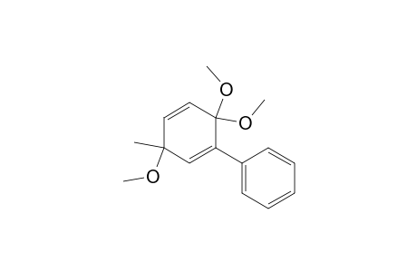 Benzene, (3,6,6-trimethoxy-3-methyl-1,4-cyclohexadien-1-yl)-