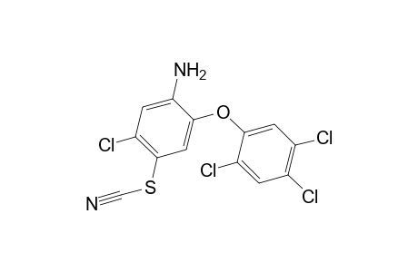 Thiocyanic acid, 4-amino-2-chloro-5-(2,4,5-trichlorophenoxy)phenyl ester
