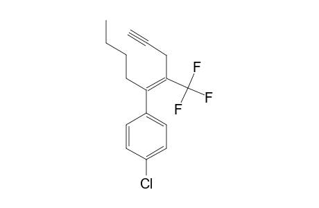 (Z)-5-(4-CHLOROPHENYL)-4-TRIFLUOROMETHYL-4-NONEN-1-YNE