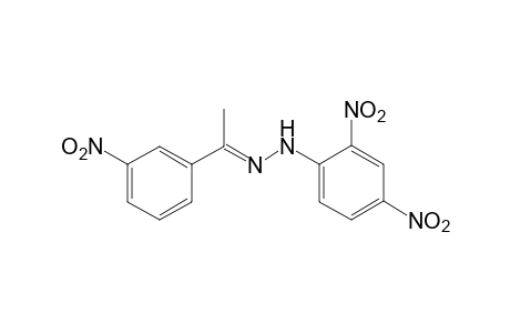 m-nitroacetophenone, 2,4-dinitrophenylhydrazone