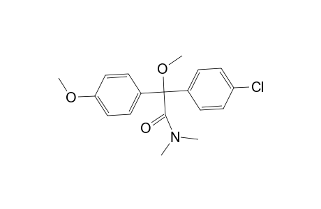 2-(4-Chlorophenyl)-2-methoxy-2-(4-methoxyphenyl)-N,N-dimethylacetamide