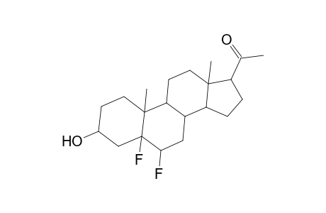 Pregnan-20-one, 5,6-difluoro-3-hydroxy-, (3.beta.)-