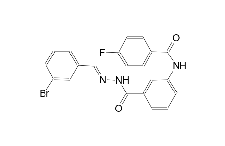 benzoic acid, 3-[(4-fluorobenzoyl)amino]-, 2-[(E)-(3-bromophenyl)methylidene]hydrazide