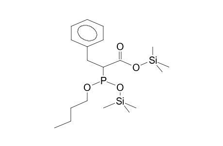 O-BUTYL-O-TRIMETHYLSILYL(1-TRIMETHYLSILOXYCARBONYL-2-PHENYLETHYL)PHOSPHONITE (DIASTEREOMER MIXTURE)