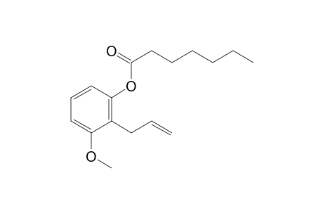 2-allyl-3-methoxyphenyl heptanoate