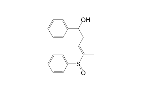 Benzenemethanol, .alpha.-[3-(phenylsulfinyl)-2-butenyl]-, [R*,R*-(E)]-(.+-.)-